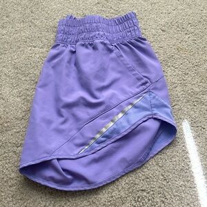 Purple Athletic shorts, comfy material